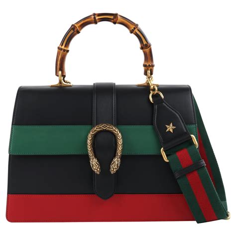 gucci left green right red|red and green Gucci bag.